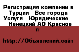 Регистрация компании в Турции - Все города Услуги » Юридические   . Ненецкий АО,Красное п.